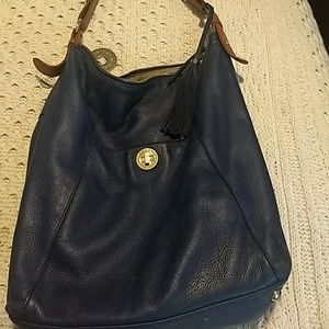 Handbag navy blue